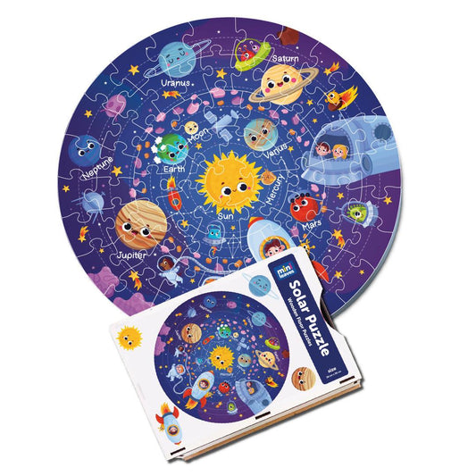 Wandering Through The Space 72 Pieces Wooden Puzzles (4-6 Years) - Mini Leaves