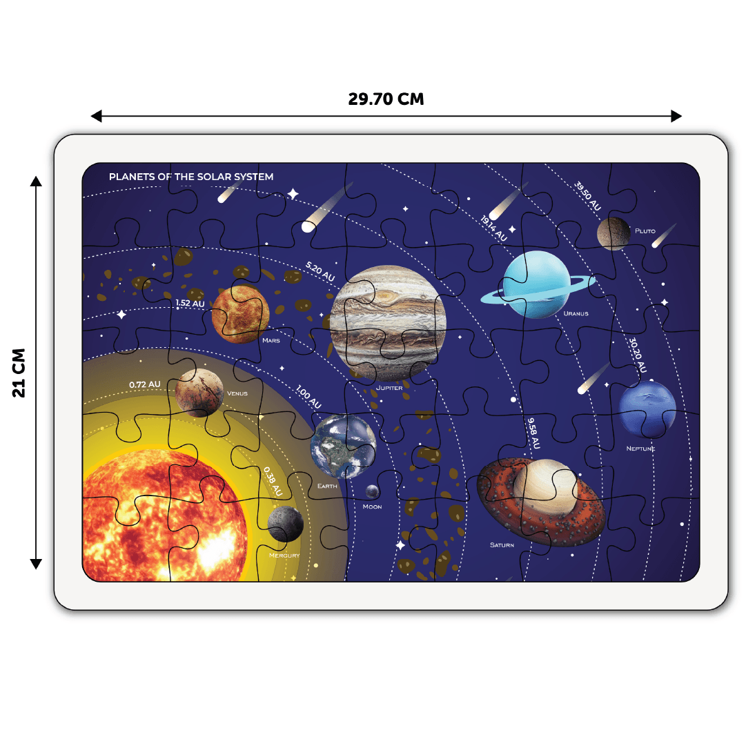 Solar System 35 Pieces Puzzle - Mini Leaves