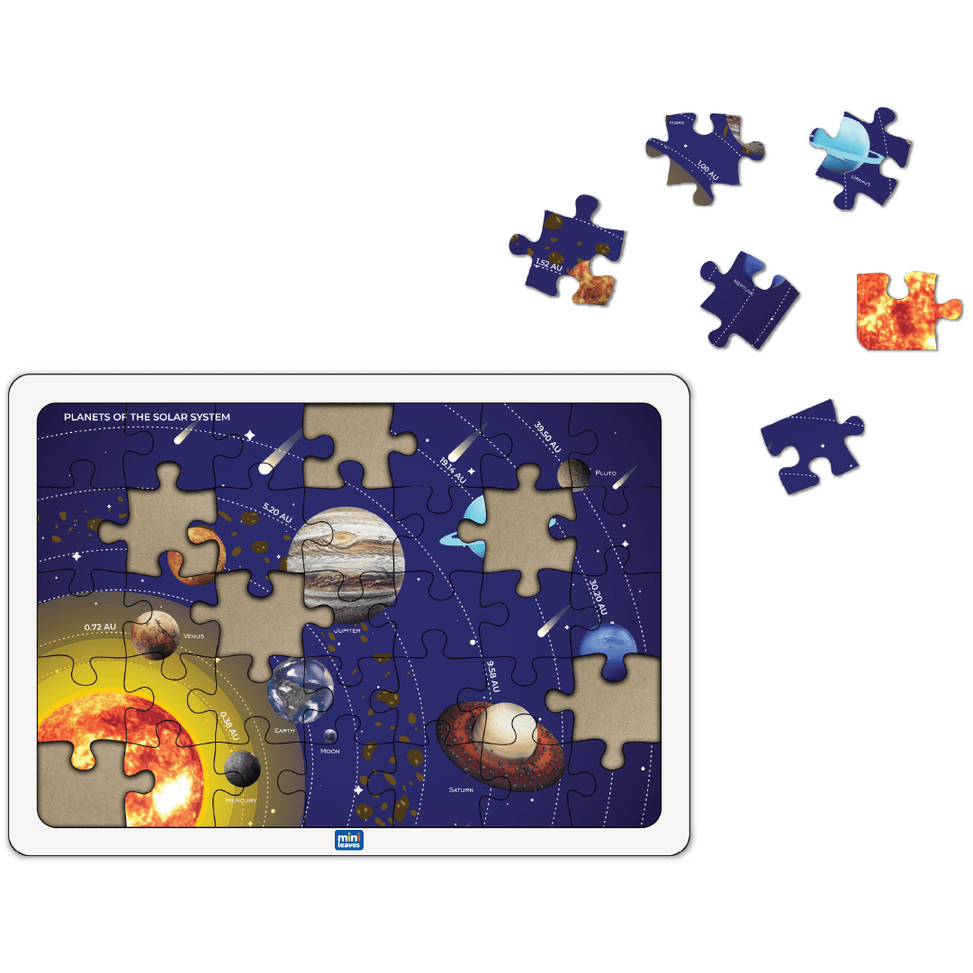 Solar System 35 Pieces Puzzle - Mini Leaves