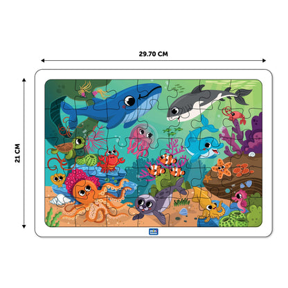 Ocean Wonder 24 Pieces Puzzle - Mini Leaves