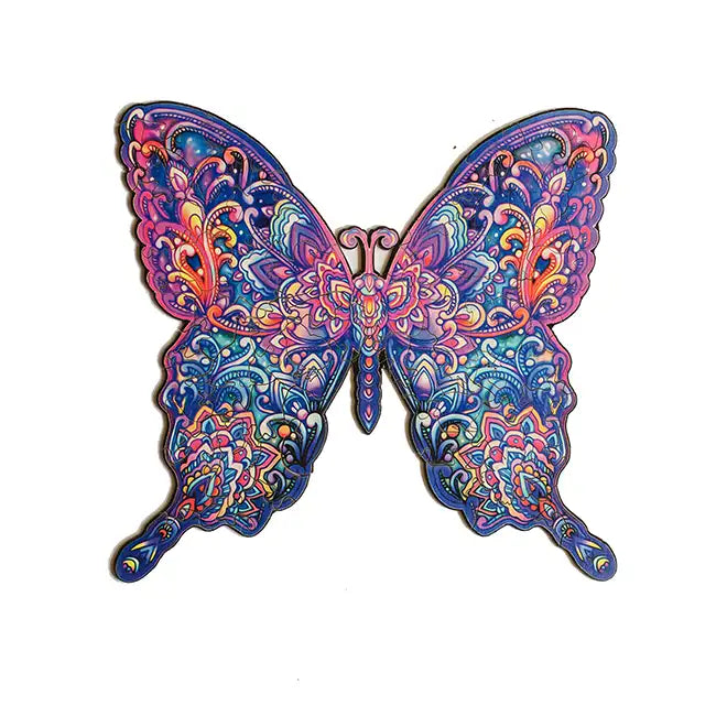 Butterfly Unique Shape Wooden Puzzles 74 Pieces 6+ Age