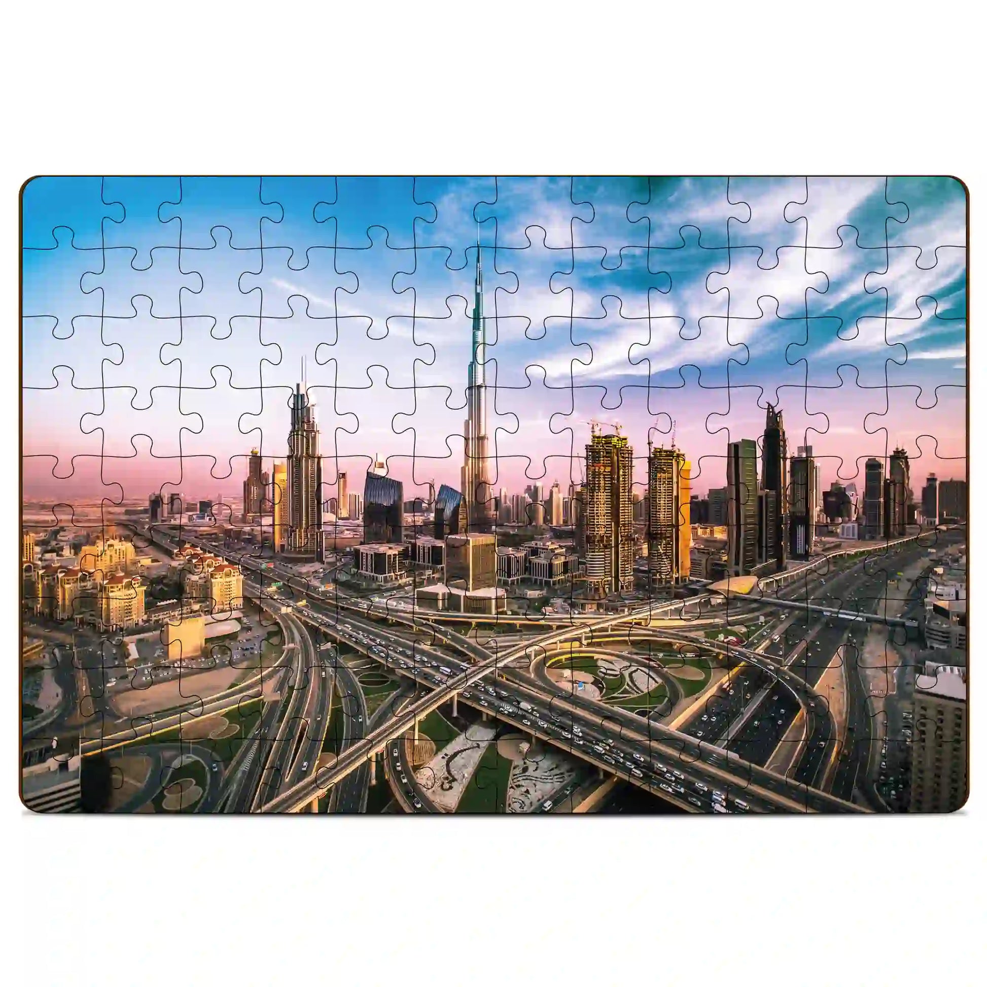 Dubai Skyline 108 Pieces puzzle 6+ Years - Mini Leaves