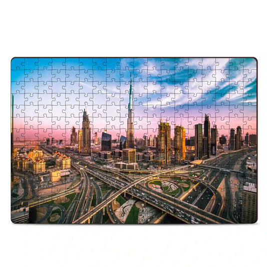 Dubai Skyline 252 Pieces Puzzles 6+ Years - Mini Leaves