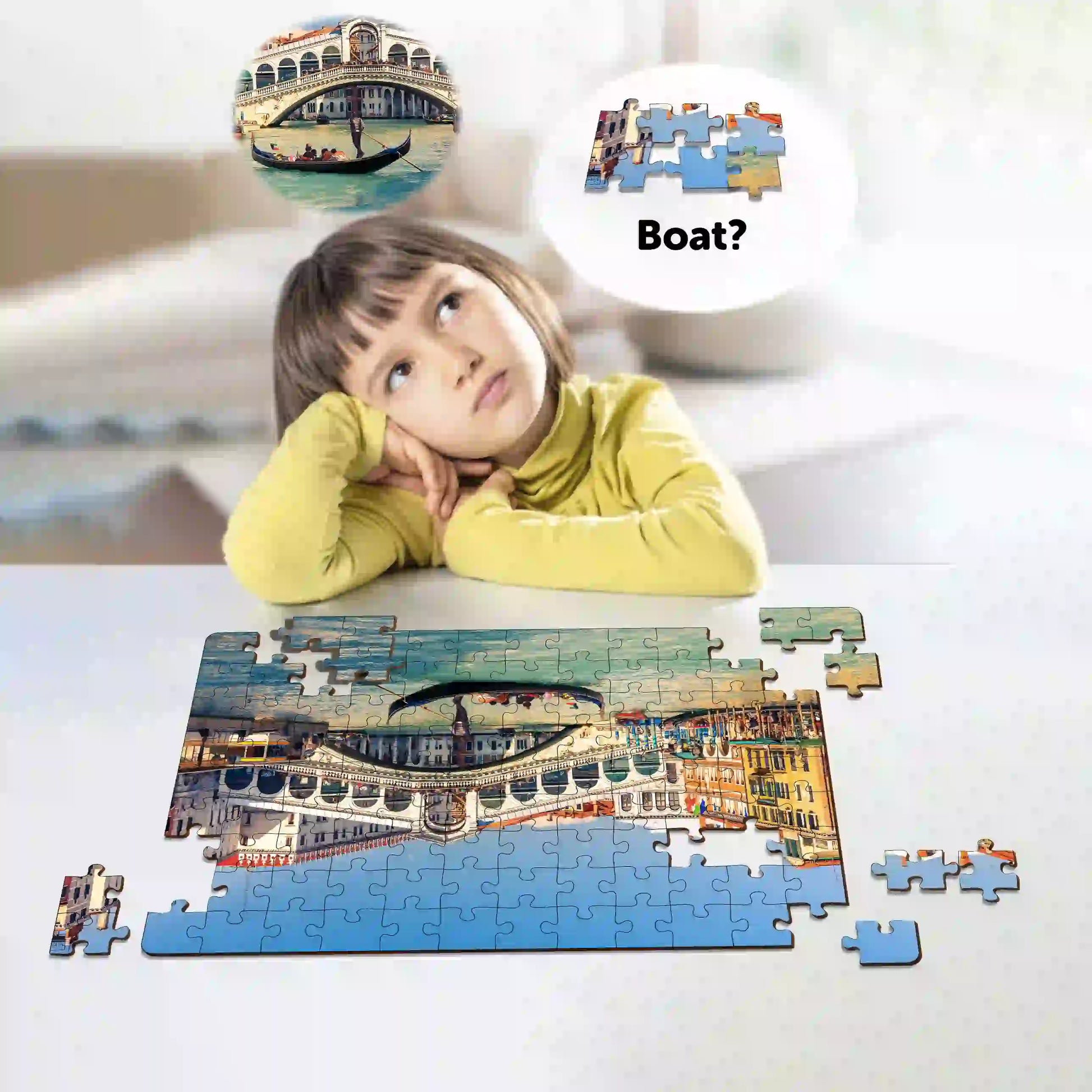 Venice Grand Canal 108 Pieces Puzzles 6+ Years - Mini Leaves