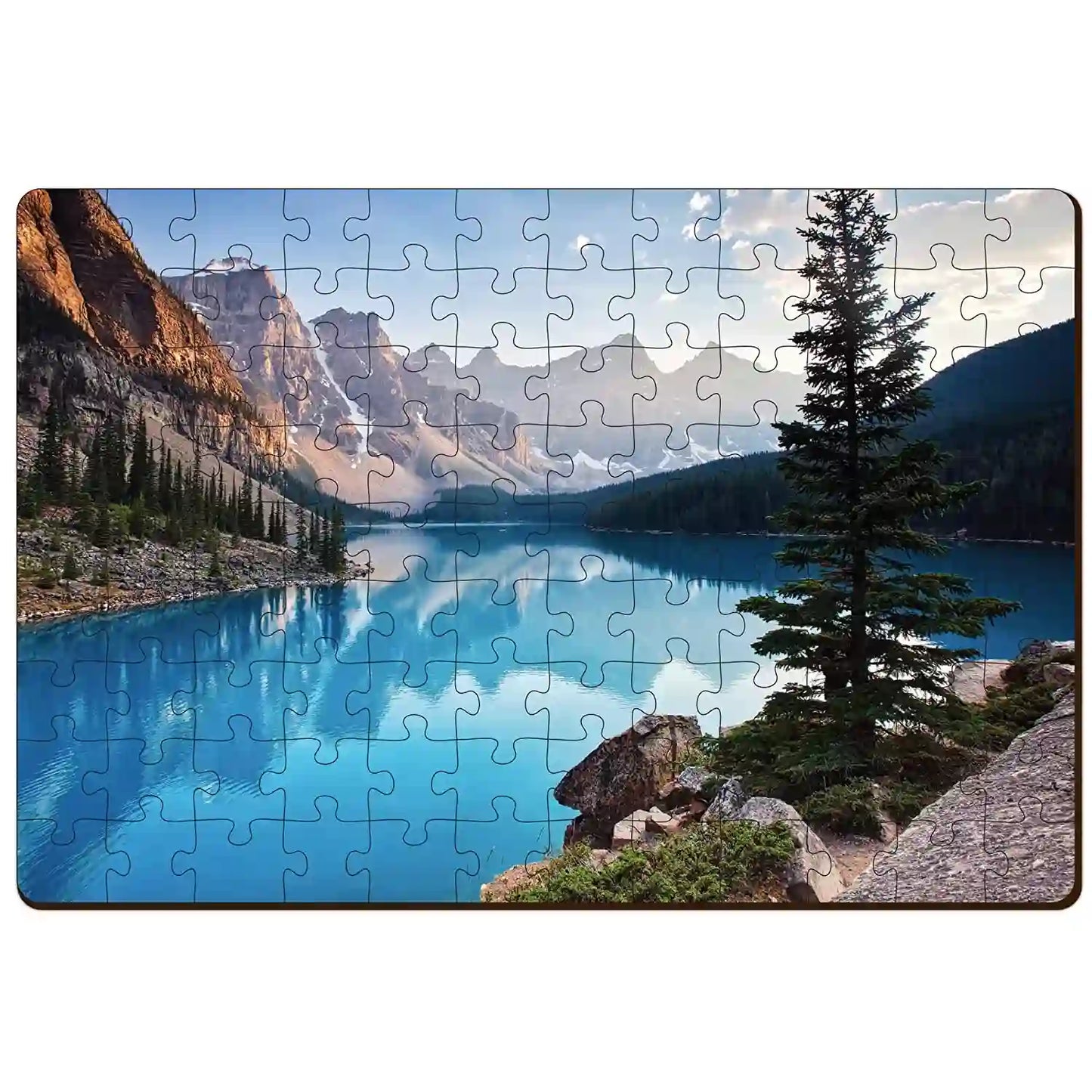 Moraine Lake 108 pieces puzzle 6+ Years - Mini Leaves