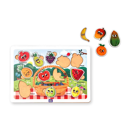 Funfruit Basket Shape Puzzle 2+ Years - Mini Leaves