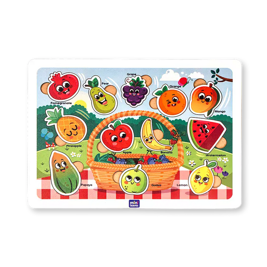 Funfruit Basket Shape Puzzle 2+ Years - Mini Leaves