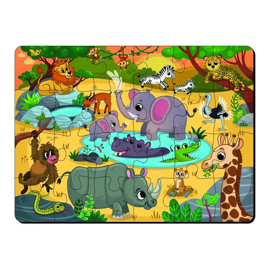 Wild Safari Floor Puzzles 24 Pieces 2+ Years - Mini Leaves